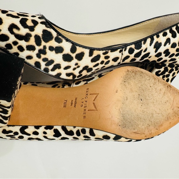 Marc fisher cheetah block heels in size 8. Almost new, in ex condition - Picture 4 of 4